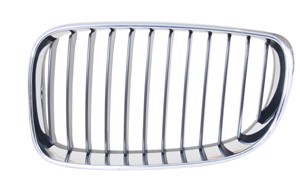 Jäähdyttimen säleikkö, Eteen, vasen, BMW 1 [E81, E87], 51 13 7 166 440
