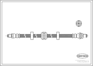 Jarruletku, Taka-akseli, Takana, FORD COUGAR, MONDEO I, MONDEO II, 1025018, 1071930