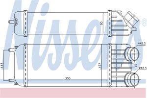 Välijäähdytin, CITROËN C2, C3 I, C3 II, C3 PICASSO, PEUGEOT 1007, 207, 207 CC, 207 Skåp/halvkombi, 207 SW, 207 SW Skåp / kombi, 0384.J4,