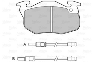 Jarrupalasarja, levyjarru, Etuakseli, CITROËN,PEUGEOT,RENAULT,TALBOT, 425033, 4250-33, 425034, 4250-34, 425035, 4250-35, 425043, 4250-43