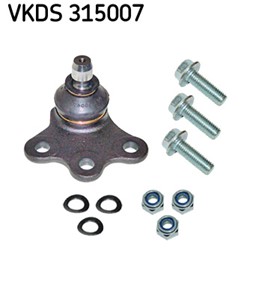 Pallonivel, Etuakseli, oikea, Alla, OPEL MERIVA A Minibus, minivan, VAUXHALL MERIVA A, 3 52 086, 53 52 026, 93174599, 93190906