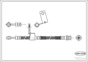 Jarruletku, Etuakseli, oikea, Oikea, HYUNDAI GETZ, 58732-1C000, 58732-1C050