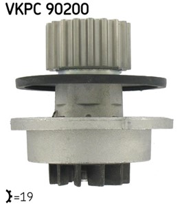 Vesipumppu, DAEWOO ESPERO, LANOS, LANOS Sedan, NEXIA, NEXIA Sedan, 50940-13802, 96351284, 96351971, 96352649, 96872700, 96990997