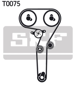 Hammashihnasarja, OPEL,SAAB, 12781-79J50, 12781-79J51, 12810-79J51, 12810-79J52, 16 29 000, 46352133, 55 212 159, 55183527, 55187100, 55