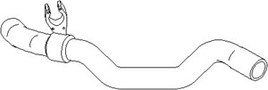 Jäähdyttimen letku, RENAULT CLIO II, CLIO Skåp/halvkombi II, KANGOO, KANGOO Express, THALIA I, 7700 414 205
