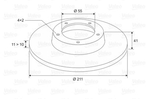 Jarrulevy, Etuakseli, DAIHATSU CUORE V, CUORE VI, TREVIS, 4351297204000, 43512-97204-000, 4351297207, 43512-97207, 4351297207000, 43512-