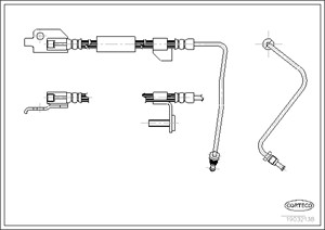 Jarruletku, Taka-akseli, FORD ESCORT Turnier V, ESCORT Turnier VI, 6823335