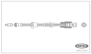 Jarruletku, Etuakseli, BMW X3 [F25], 34306787512, 34306887449