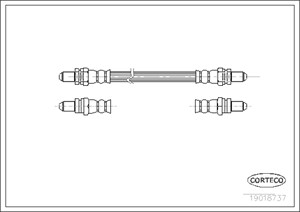 Jarruletku, Taka-akseli, FORD FIESTA III, FIESTA Skåp/stor limousine, 6179304, 89FB2282AB