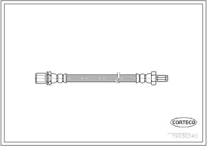 Jarruletku, Taka-akseli, Edessä ja takana, Ajoneuvon sivu, DAIHATSU,TOYOTA, 9694032805, 9694032855