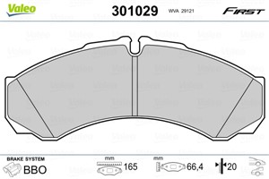 Jarrupalasarja, levyjarru, Etuakseli, Taka-akseli, IVECO,RENAULT,RENAULT TRUCKS, 1906401, 1906416, 2992339, 2994086, 2995631, 2995693, 2