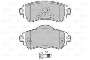 Jarrupalasarja, levyjarru, Etuakseli, CITROËN C4 II, C4 Skåp/halvkombi II, DS4, 4254A9, 4254-A9, 6710900780*, 671090078080*, A6710900780