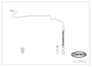 Jarruletku, Taka-akseli, oikea, AUDI,SEAT,SKODA,VW, 1J0611764AD, 1J0611764K, 1J0611764R