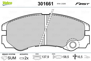 Jarrupalasarja, levyjarru, Etuakseli, OPEL FRONTERA B, VAUXHALL FRONTERA Mk II, 1605002, 1605084, 97201441, 97227235