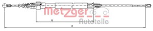 Vaijeri, käsijarru, Takana, Oikea, Vasen, VW TOURAN, 1T0 609 721F, 1T0 609 721G, 1T0609721J