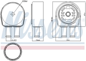 Öljynjäähdytin, moottoriöljy, FORD,JAGUAR,LAND ROVER,VOLVO, 1682214, 31316639, AG9G6A642BC, JDE28254, LR025515