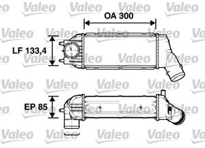 Välijäähdytin, CITROËN C4 I, C4 Coupé, C4 Sedan I, PEUGEOT 307, 307 Break, 307 CC, 307 SW, 0384-G4, 384G4