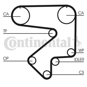 Hammashihna, TOYOTA CARINA E VI, CARINA E Sedan VI, CELICA Cabriolet, CELICA Coupé, CELICA Halvkombi, MR2 II, 1356879045, 1356888361, 13