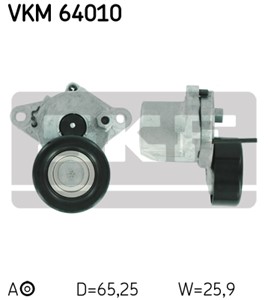 Kiristysrulla, moniurahihna, Keskellä, HYUNDAI,KIA, 25281-2A000, 25281-2A100, 25281-2A150, 25281-2A200