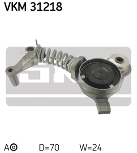 Kiristysrulla, moniurahihna, AUDI A4 B6, A4 B6 Avant, A4 B6 Cabriolet, A4 B7, A4 B7 Avant, A6 C5, A6 C5 Avant, A6 C6, A6 C6 Avant, 06C 9