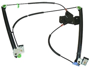 Lasinnostin, Eteen, oikea, VW POLO, POLO III, POLO Van Skåp/halvkombi, 6N3 837 462A, 6N3 837 462D