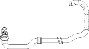 Jäähdyttimen letku, CITROËN XSARA, XSARA Break, ZX, ZX Break, PEUGEOT 306, 306 Break, 306 Cabriolet, 306 Halvkombi, 1351 J4