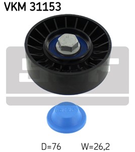 Ohjainrulla, moniurahihna, Vasen, ylä, Yläpuolella, AUDI,SEAT,SKODA,VW, 03F 145 276