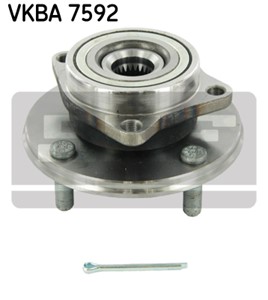 Pyöränlaakerisarja, Etuakseli, MITSUBISHI GALANT VII, GALANT VIII, GALANT Kombi VIII, GALANT Sedan VII, MB 949096, MR 369518, MR 403969,