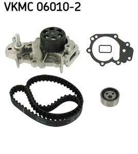 Vesipumppu + jakohihnasarja, RENAULT TWINGO II, 12309-00Q0D, 13077-00QAD, 16806-00QAM, 16806-00QAN, 16806-00QBF, 21 01 091 89R, 77 00 10