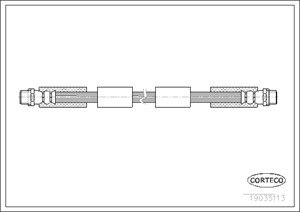 Jarruletku, Etuakseli, VW PASSAT B5.5, PASSAT B5.5 Variant, 4D0611707H