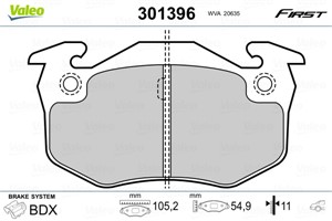 Jarrupalasarja, levyjarru, Taka-akseli, CITROËN,PEUGEOT,RENAULT, 425042, 4250-42, 425071, 4250-71, 425104, 4251-04, 425146, 4251-46, 425