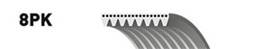 Moniurahihna, MERCEDES-BENZ S-KLASS [W140], 0099979692, 0119976492, 99979692, A0099979692, A0119976492