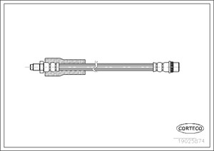 Jarruletku, Etuakseli, RENAULT ESPACE II, 7700845510