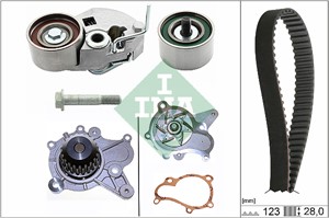Vesipumppu + jakohihnasarja, HYUNDAI,KIA, 2431227000, 24312-27000, 2431227250, 24312-27250, 2441027000, 24410-27000, 2441027250, 24410-2