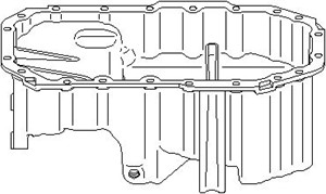 Öljypohja, AUDI,SEAT,SKODA,VW, 03C 103 601GA, 03C 103 601HA, 03C 103 601JA, 03C 103 601SA, 03C 103 603G, 03C 103 603H, 03C 103 603J, 03C