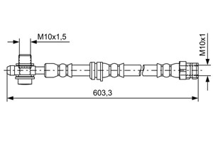 Jarruletku, Etuakseli, AUDI Q3, VW TIGUAN, TIGUAN VAN, 5N0 611 701 A, 5N0 611 701