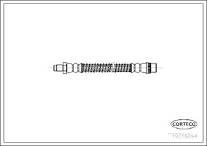 Jarruletku, Edessä, Etuakseli, CITROËN AX, SAXO, PEUGEOT 106 I, 106 Van Skåp/halvkombi II, 480656, 96080322