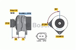 Laturi, BMW,LAND ROVER, 12 31 7 789 980, 12 31 7 789 983, 12 31 7 797 660, 12 31 7 797 661, YLE 5001 70, YLE500170