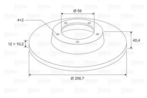 Jarrulevy, Etuakseli, ALFA ROMEO,FIAT,LANCIA, 0060808872, 46554302, 46820655, 51859075, 51866265, 60808872, 71738373, 7663466, 92498609