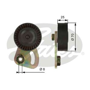 Kiristysrulla, moniurahihna, LAND ROVER FREELANDER I, FREELANDER Soft Top I, MG MG ZT, MG ZT- T, ROVER 75, 75 Tourer I, PQG100210, PQG10