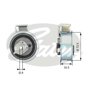 Kiristysrulla, hammashihnat, SEAT EXEO, EXEO ST, SKODA SUPERB I, VW PASSAT B5.5, PASSAT B5.5 Variant, 06B 109 243 B, 06B 109 243 E