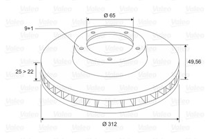 Jarrulevy, Etuakseli, SEAT,VW,SKODA,AUDI, 1K0615301AA, 1K0615301D, 561615301, 561615301A, 561615301B, 5C0615301B, 5C0615301E, 5Q0615301F