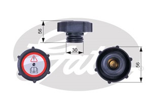 Korkki, paisuntasäiliö, FORD, 1029727, 7166662, 95VB8100AD, 95VB8100AE