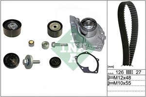 Vesipumppu + jakohihnasarja, OPEL,RENAULT, 11 93 162 59R, 119316259R, 13 02 842 31R, 13 07 062 46R, 13 07 062 46T, 13 07 756 30R, 130284
