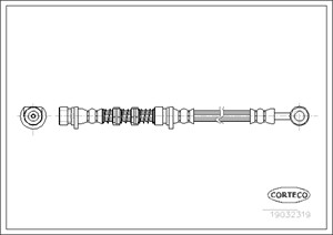 Jarruletku, Etuakseli, Molemminpuolin, LAND ROVER FREELANDER I, FREELANDER Soft Top I, SHB000580, SHB000590, SHB101000