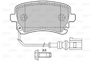 Jarrupalasarja, levyjarru, Taka-akseli, VW, 7E0698451, 7E0698451A, 7E0698451B, 7H0698451, 7H0698451B, 7H0698451C, JZW698451K