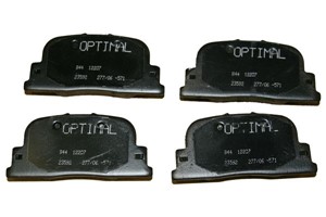 Jarrupalasarja, levyjarru, Taka-akseli, LEXUS ES, TOYOTA CALDINA Kombi, CAMRY, PRIUS Liftback, SOLARA Coupé, 0446632030, 0446632040