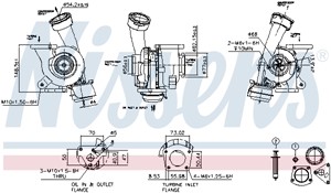 Turboahdin, VW CALIFORNIA T5 Camper, MULTIVAN V, TRANSPORTER Buss V, TRANSPORTER Flak/chassi V, TRANSPORTER Skåp V, 070145701K, 07014570