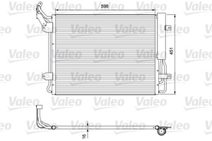 Kondensaattori, ilmastointilaite, VW TIGUAN, 5N0820411C, 5N0820411D, 5N0820411E