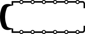 Tiiviste, öljypohja, AUDI,FORD,MAZDA, 1 075 963, 1665138, 1E07-10-431, 1E07-10-431A, 91FF 6710 AA, XS4Q 6710BC
